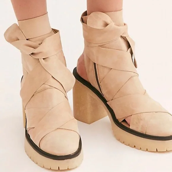 FREE PEOPLE BLAKE PLATFORM BOOTIES - Picture 8 of 10